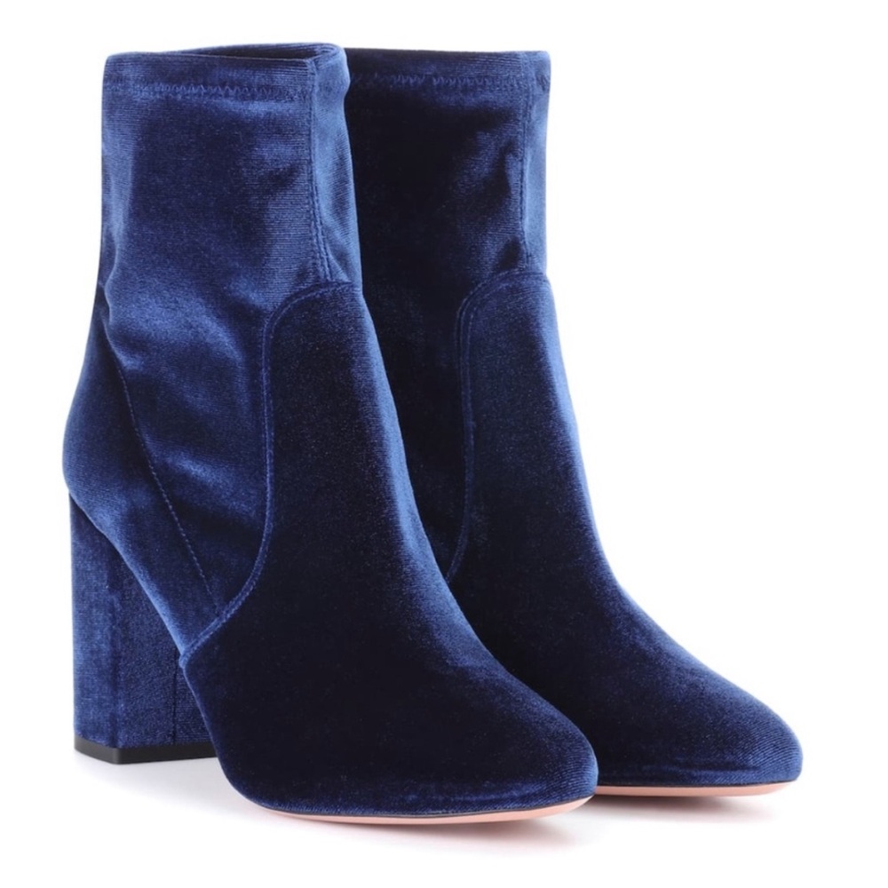 Aquazzura So Me Velvet 85mm Bootie - Picture 3 of 4